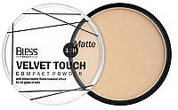 Компактная пудра для лица Bless Beauty Velvet Touch Compact Powder 101