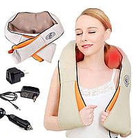 Електричний масажер роликовий з інфрачервоним випромінюванням, масажер для шиї і плечей, Massager of Neck GSM