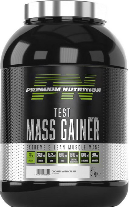 Гейнер для набору маси Premium Nutrition Test Mass Gainer 3 kg