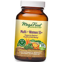 Вітаміни для жінок 55 + Mega Food Multi for Women 55 plus 60 таб (36343007)