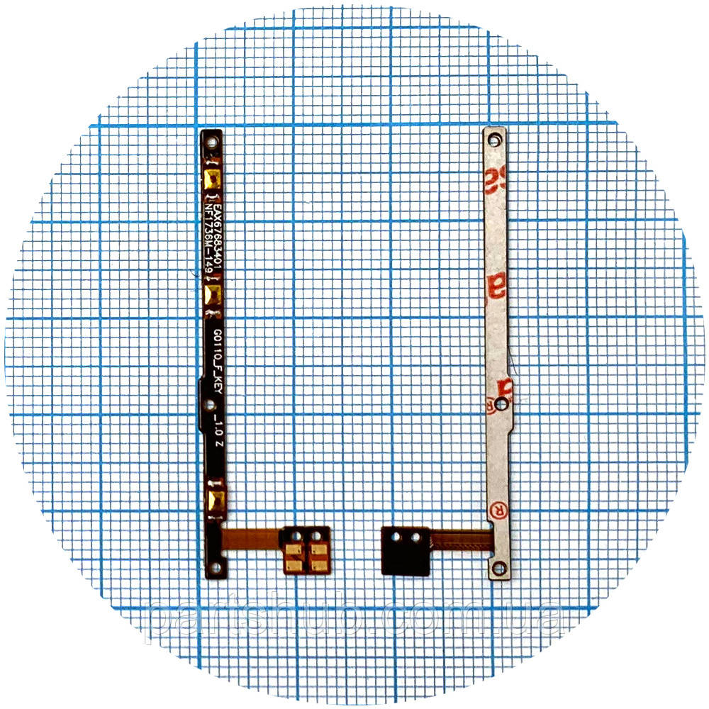 Шлейф Google Pixel 2 XL G011C з кнопками гучності та ввімкнення Оригінал, фото 1