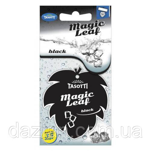 Ароматизатор сухої листочки Tasotti/"Magic Leaf"/Black (113252)