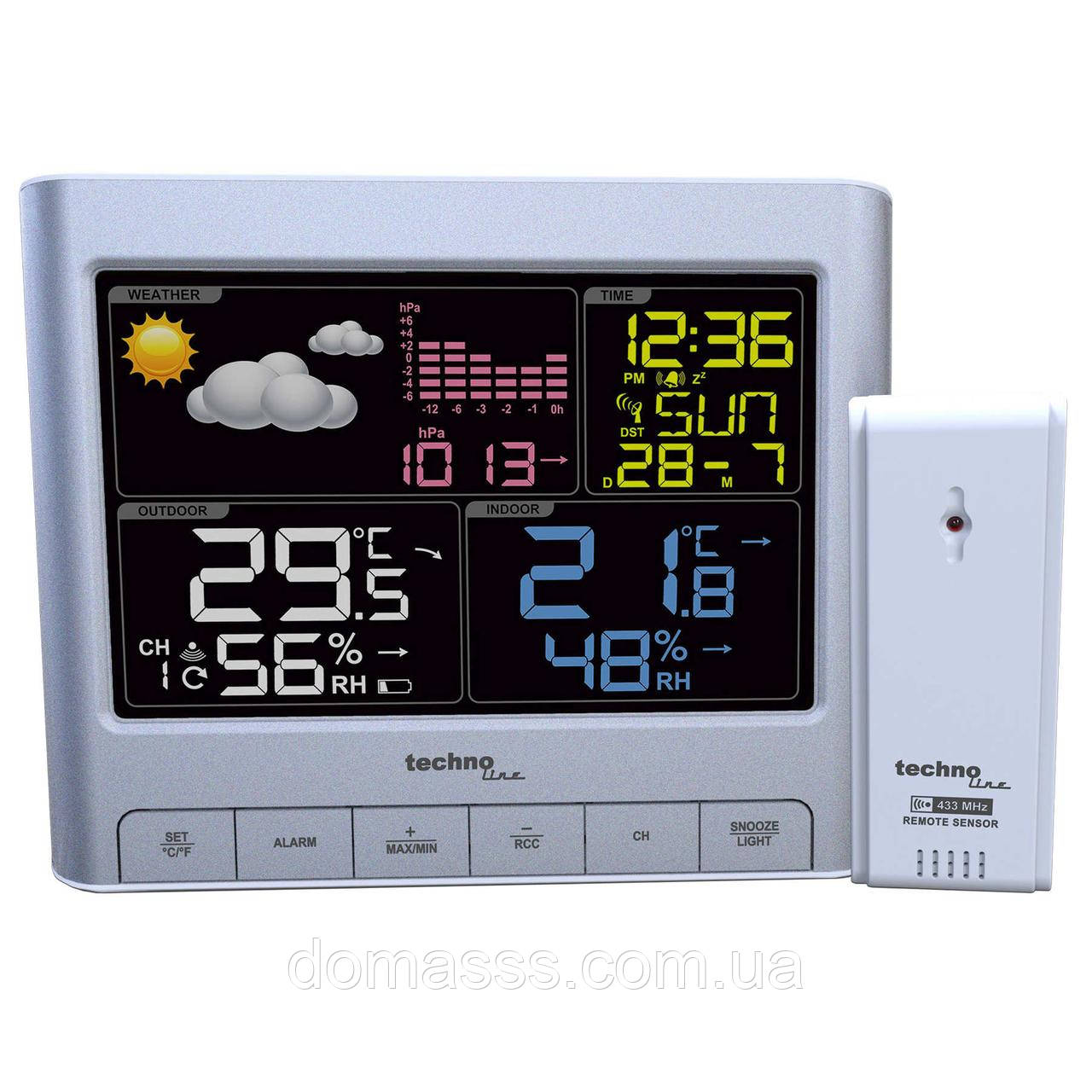Метеостанція Technoline WS6449 Silver (WS6449), фото 1
