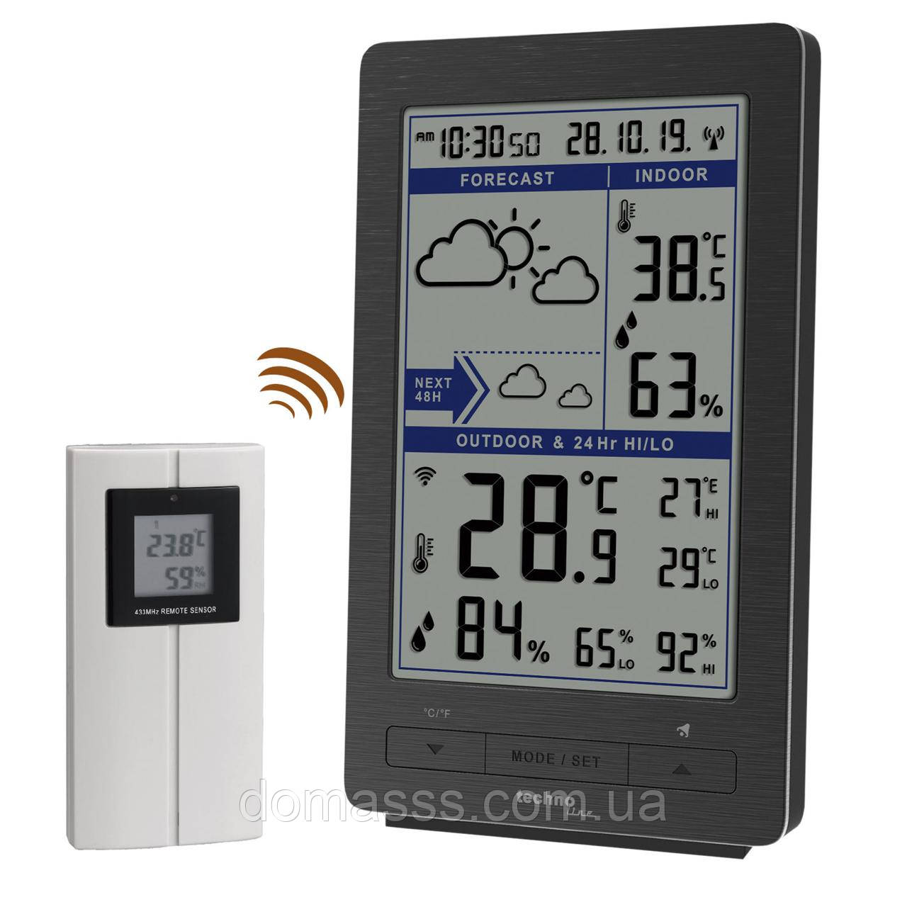 Метеостанція Technoline WS9485 Grey (WS9485), фото 1