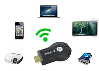Медиаплеер для ТВ Передатчик с телефона на телевизор Ресивер Трансмиттер HDMI, WiFi, AnyCast M9 PLUS GSM