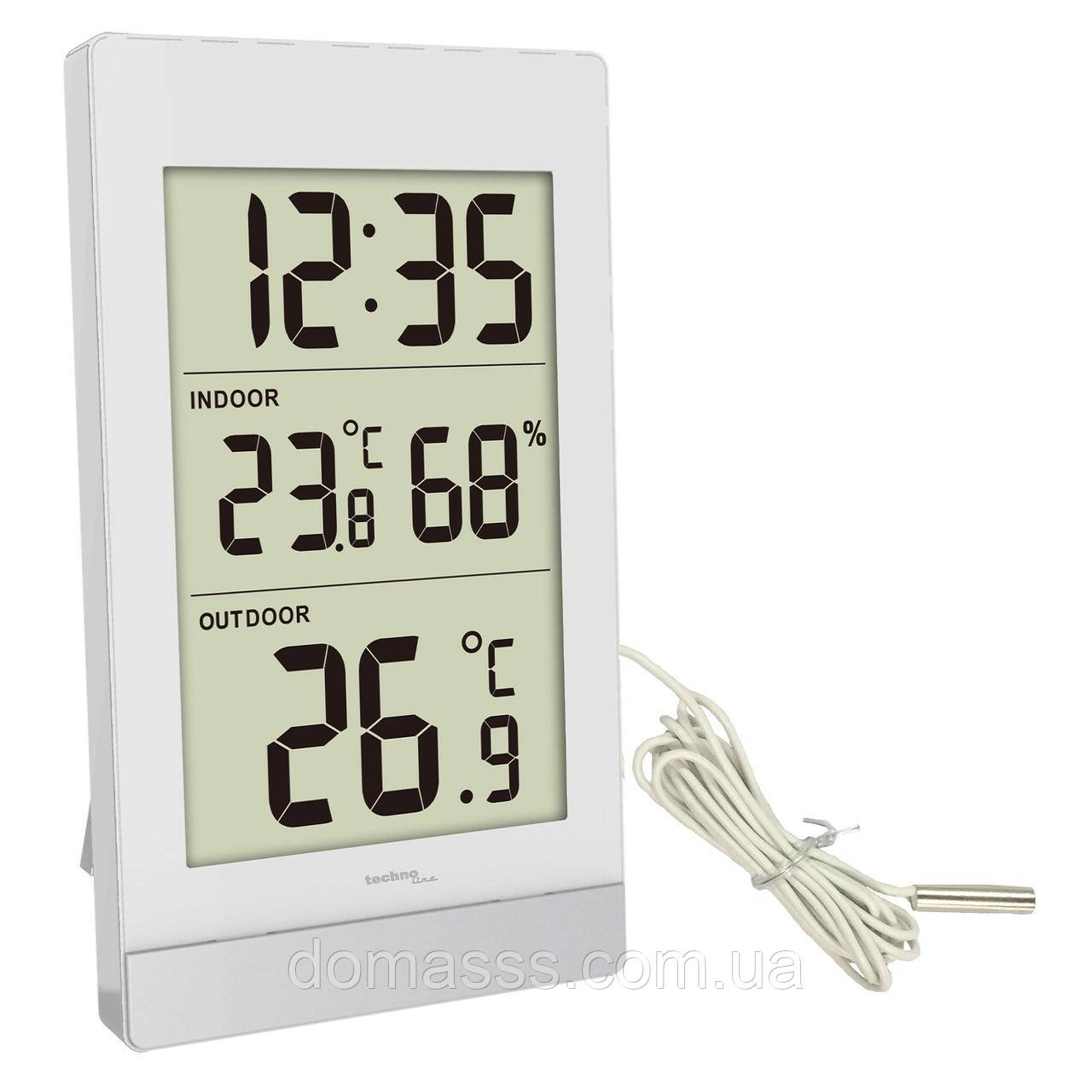 Термогігрометр Technoline WS7039 White (WS7039), фото 1