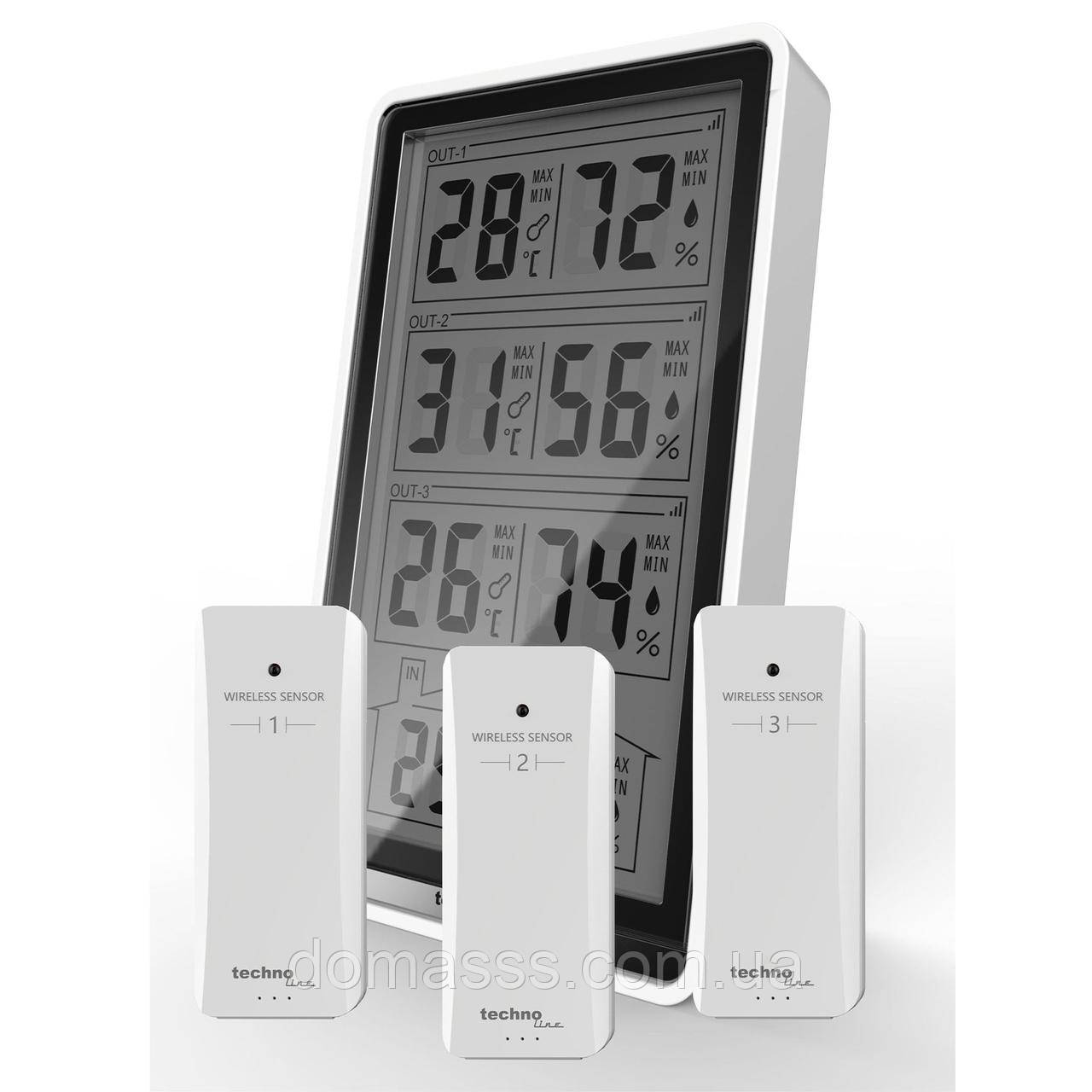 Термогігрометр Technoline WS7060 Black (WS7060), фото 1