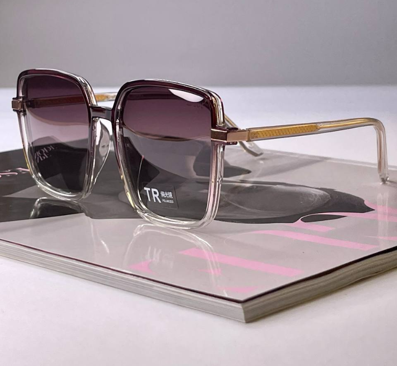 Стильные фиолетовые очки диор от солнца роскошный летний аксессуар с защитой для глаз UV 400 GSM