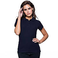 Женская рубашка-поло JHK, Polo Regular Lady, темно-синяя футболка поло, размер 3XL