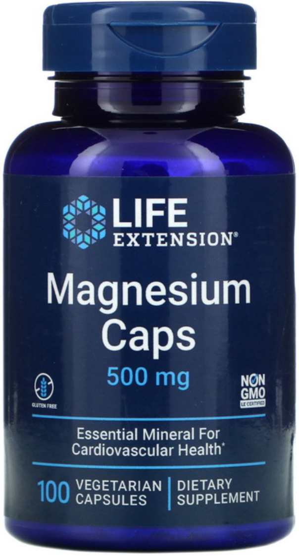 Магній Life Extension Magnesium Caps 500 mg 100 veg caps