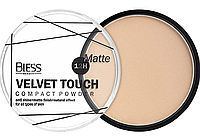 Компактная пудра для лица Bless Beauty Velvet Touch Compact Powder 104