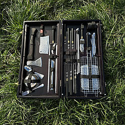 Набір для шашлику подарунковий ЗЕБРА Gorillas BBQ 38 предметів BS5