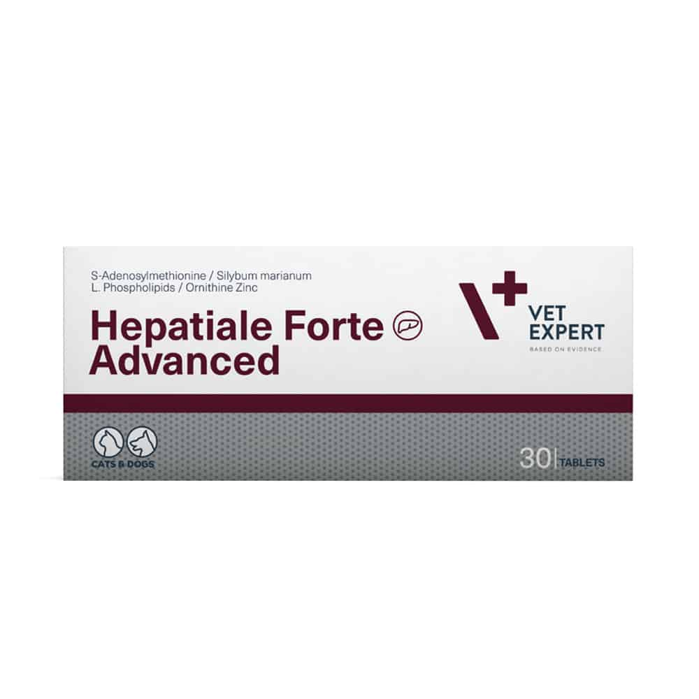 Харчова добавка для котів та собак Vet Expert (Вет Експерт) Hepatiale Forte Advanced підтримка функцій печінки 30 шт