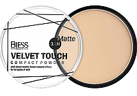 Компактная пудра для лица Bless Beauty Velvet Touch Compact Powder 106