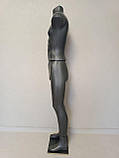 Манекен чоловічий ростовий без голови "Стас" сірий на ДВП, фото 3