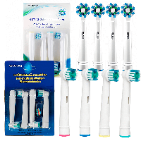 Насадки набор 8 шт для зубной щетки oral b braun precision clean EB20 cross action EB50 для орал би