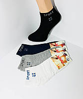 Шкарпетки чоловічі 12 пар демісезонні укорочені з бавовни ТМ JuJuBe розмір 40-47 мікс кольорів