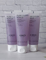 Делікатний скраб для обличчя kiko milano pure clean scrub!
