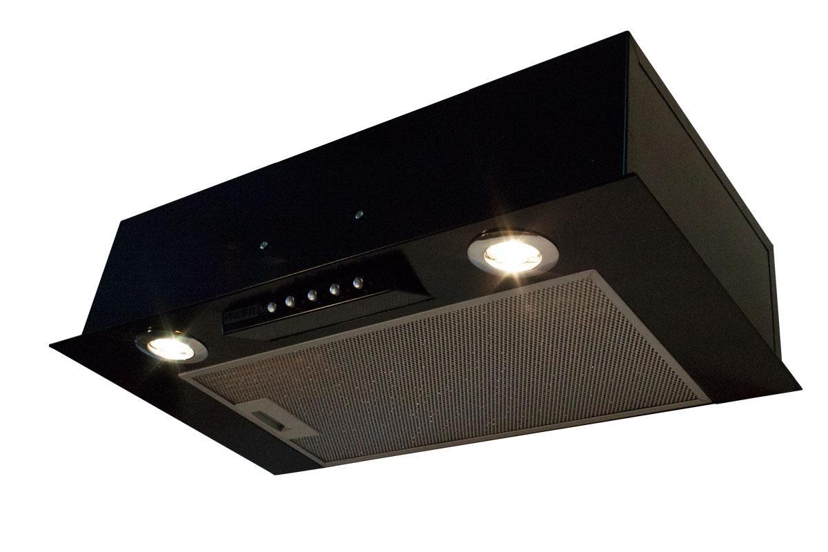 Витяжка кухонна ProfitM Берта ЕКО 52см 420м3 Чорна, фото 1