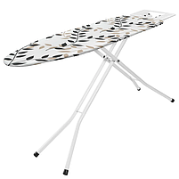 Прасувальна Розкладна Дошка для прасування Casa Si Superstandard Basic 120x38 White/Black Leaves (CS95150E166) Австрія, фото 3
