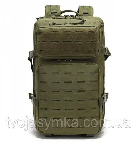 Рюкзак тактичний CORDURA олива 45 л 600D розмір 50х30х25