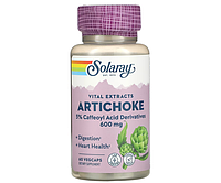 Екстракт із листя артишоку Solaray (Artichoke Leaf Extract) 300 мг 60 капсул