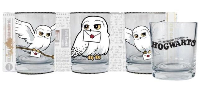 Набір стаканів Harry Potter Hedwig 250 мл x 3 шт склянка Гаррі Поттер 86005451, фото 1