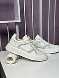 Кросівки жіночі Best Vak білі шкіряні кеди щоденного вжитку, фото 2
