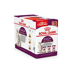 Royal Canin (Роял Канін) Sensory Multipack Gravy - Консервований корм для котів, набір шматочків у соусі 12 шт