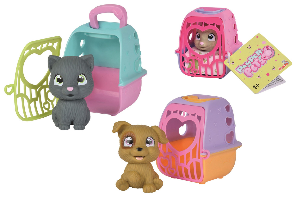 Ігровий набір Simba Pamper Petz Міні з контейнером-переноскою 3 види (5950125)