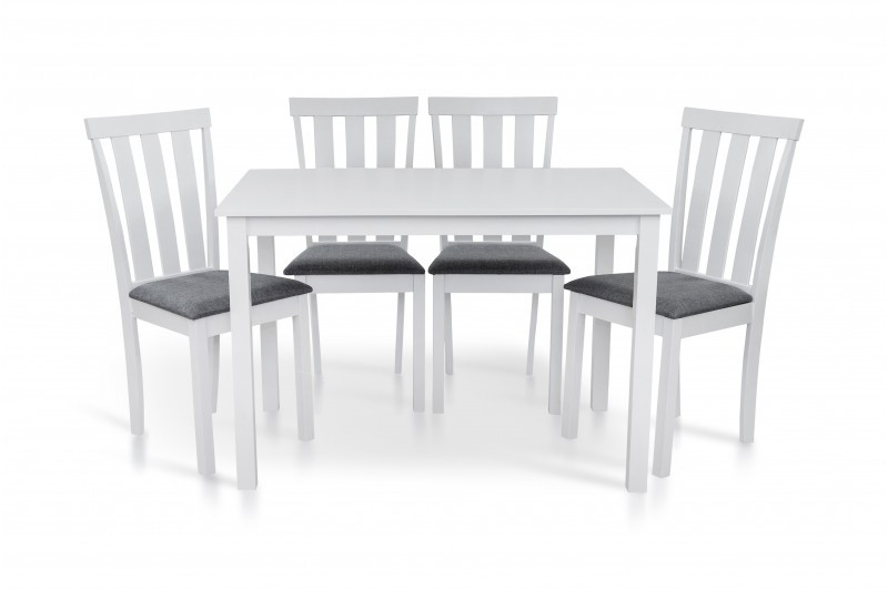 Комплект стол + 4 стула Юджин белый - фото 3 - id-p2184094608