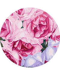 Картина за номерами Рожеві троянди © Anna Steshenko (RC00075M) 30 см (Без коробки)
