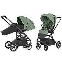 Детская прогулочная коляска зеленая Carrello Alfa CRL-5508 BF Sea Green