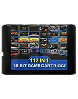 Сборник Игр RMC Mega Drive 112 in 1 Без Повторов Английская Версия Только Картридж