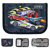 Пенал без наполнения Kite Hot Wheels, 1 отделение, 1 отворот