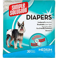 Гигиенические подгузники для собак Simple Solution Disposable Diapers Medium 12 шт