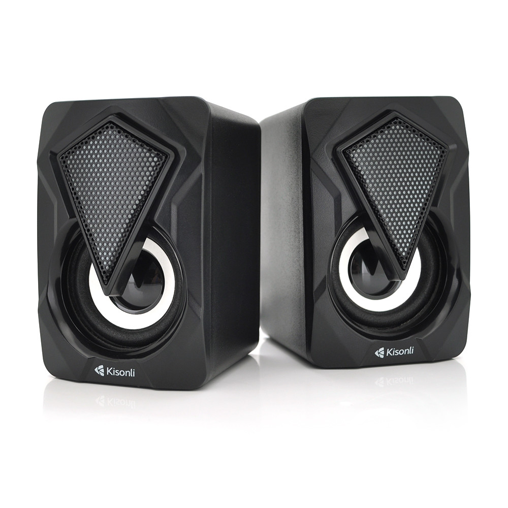 TU TU Колонки 2.0 Kisonli L-9090 для ПК и ноутбука, USB + 3.5mm, 2x3W ...