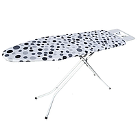 Прасувальна Розкладна Дошка для прасування Casa Si Superstandard Basic 120x38 White/Grey Spots (CS95150E290) Австрія, фото 2