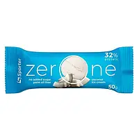 Батончик протеиновый Sporter Zero One 50 g со вкусом кокосового мороженого