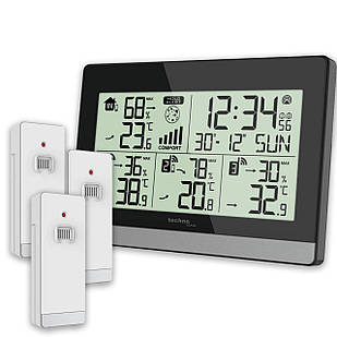 Термогігрометр Technoline WS7065 Black/Silver (WS7065)