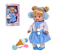 Кукла пупс детская игрушечная одета в красивую качественную одежку поет 5 песен на украинском языке RTB