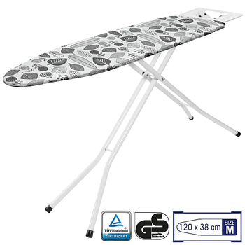 Прасувальна Розкладна Дошка для прасування Casa Si Superstandard Basic 120x38 White/Grey Trees (CS95150E290) Австрія