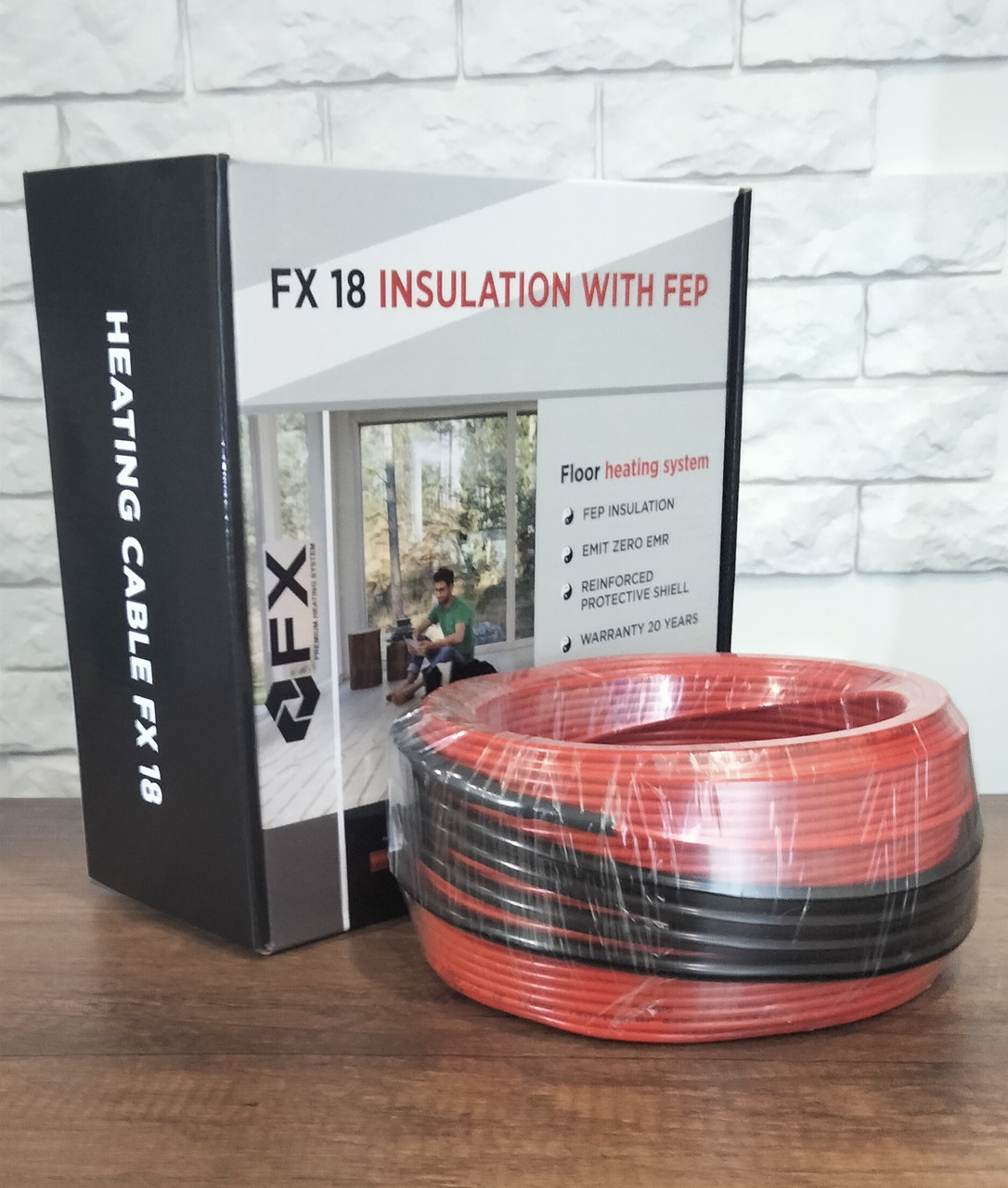 Тепла підлога електрична 0,5 м2 (4,72 мп) 85 ват Felix FX18 Premium, що гріє кабель у тефлоновій ізоляції - фото 4 - id-p2184128194