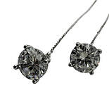 Сережки ксюпінг. 80 мм. Родій, фото 2