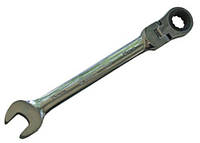 Ключ ріжково-тріскачний 15 мм. з карданом HANS 1165FM15