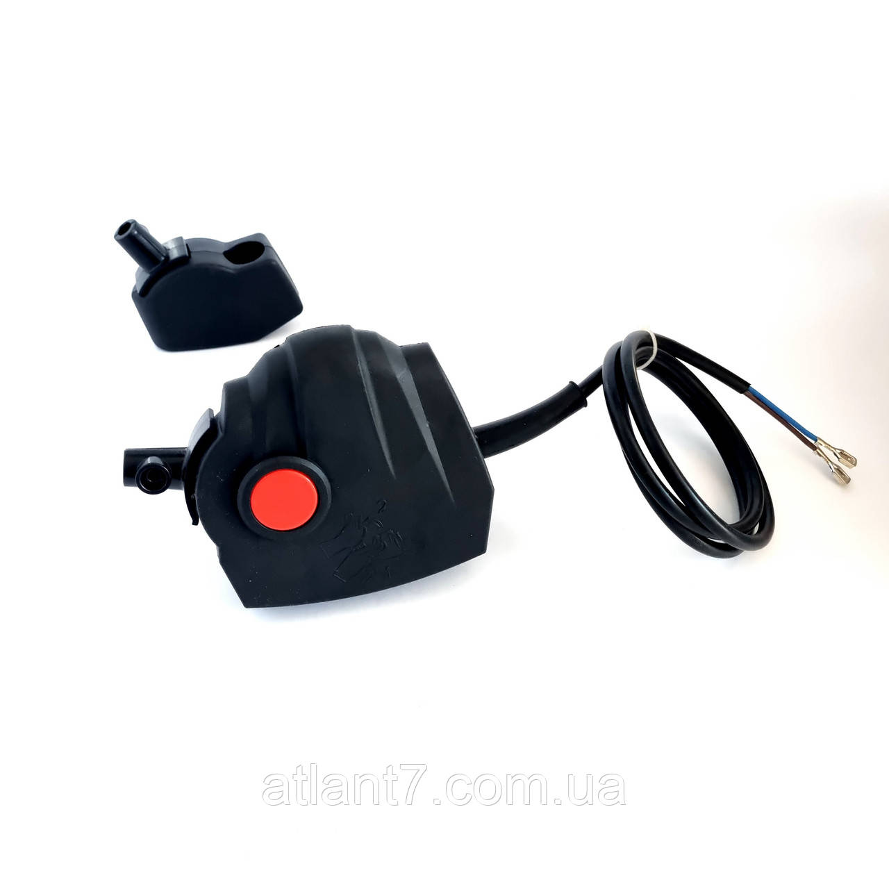 Вимикач кнопка для електричних газонокосарок здвоєного типу, фото 1