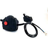 Вимикач кнопка для електричних газонокосарок здвоєного типу, фото 3