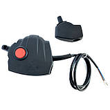 Вимикач кнопка для електричних газонокосарок здвоєного типу, фото 5