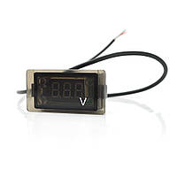 TU  TU Цифровой вольтметр влагозащищенный IP65, диапазон измерений 4 -30V, Blue