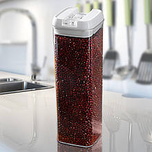 Герметична ємність 50208-0018 для зберігання круп та спецій,1,9 л, Білий (WAN)